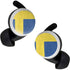 Sweden Flag Distressed Google Pixel Buds Skin